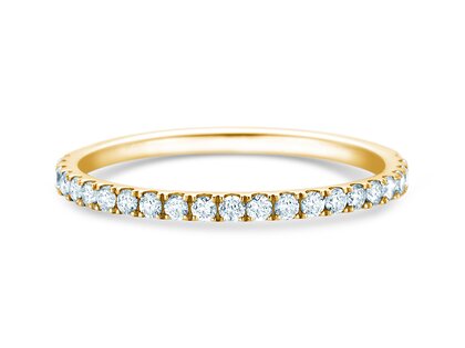 Verlobungsring Dusk in 14K Gelbgold mit Diamanten 0,35ct G/SI
