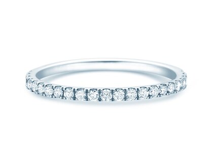 Verlobungsring Dusk in 14K Weißgold mit Diamanten 0,35ct G/SI