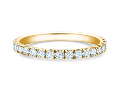 Verlobungsring Dusk in 14K Gelbgold mit Diamanten 0,55ct G/SI