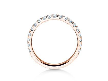 Verlobungsring Dusk in 9K Roségold mit Labordiamanten 0,55ct E/VS