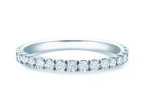 Verlobungsring Dusk in 14K Weißgold mit Labordiamanten 0,55ct E/VS