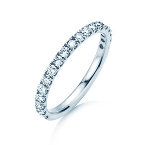 Verlobungsring Dusk in 14K Weißgold mit Labordiamanten 0,55ct E/VS