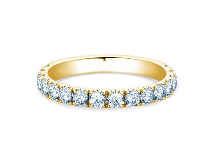 Verlobungsring Dusk in 9K Gelbgold mit Diamanten 0,96ct G/SI