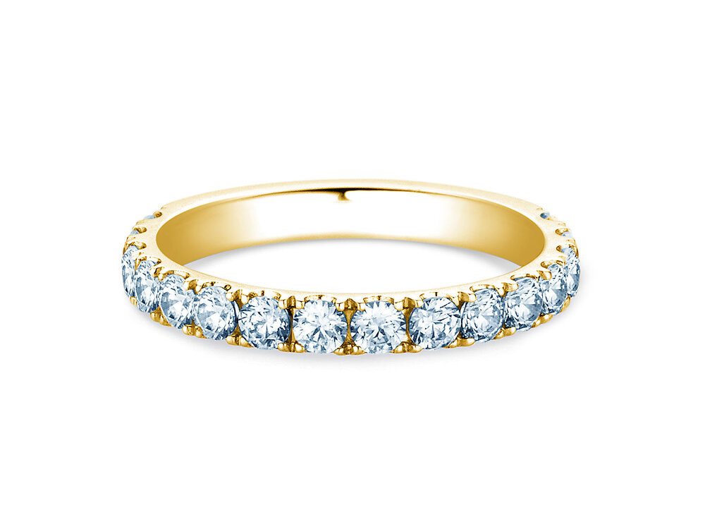 Verlobungsring Dusk in 9K Gelbgold mit Labordiamanten 0,96ct E/VS