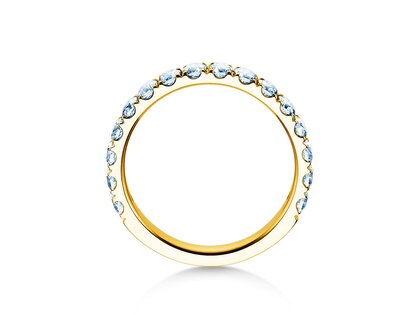 Verlobungsring Dusk in 9K Gelbgold mit Diamanten 0,96ct G/SI