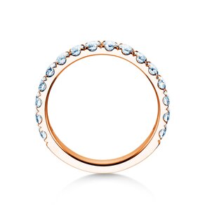 Verlobungsring Dusk in 9K Roségold mit Diamanten 0,96ct G/SI