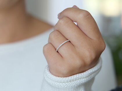 Verlobungsring Dusk in Platin 950/- mit Diamanten 0,25ct G/SI