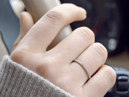Verlobungsring Dusk in Platin 950/- mit Diamanten 0,25ct G/SI