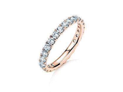Verlobungsring Dusk in 9K Roségold mit Diamanten 1,17ct G/SI