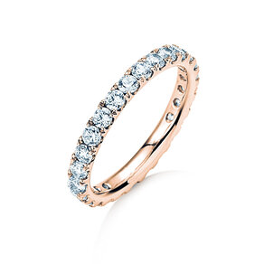 Verlobungsring Dusk in 9K Roségold mit Diamanten 1,17ct G/SI