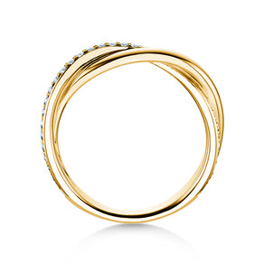 Verlobungsring Forever Us Diamonds in 18K Gelbgold mit Diamanten 0,20ct G/SI
