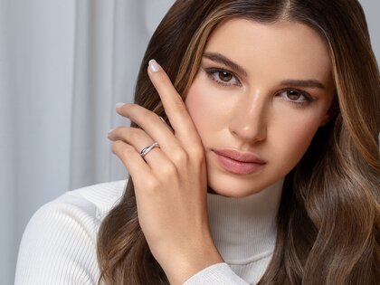 Verlobungsring Forever Us Diamonds in 14K Weißgold mit Diamanten 0,20ct G/SI