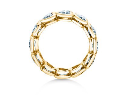 Verlobungsring Full of Hearts in 9K Gelbgold mit Diamanten 1,28ct G/SI