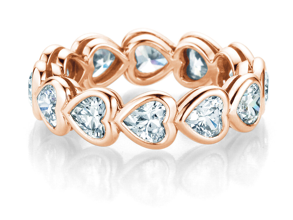 Verlobungsring Full of Hearts in 14K Roségold mit Labordiamanten 2,24ct E/VS