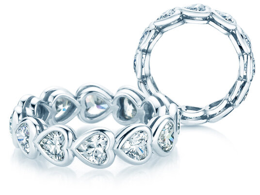 Verlobungsring Full of Hearts in 14K Weißgold mit Diamanten 3,00ct G/SI