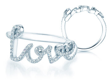 Ring Love Diamonds Pavé