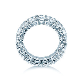 Verlobungsring Oval Cut Infinity