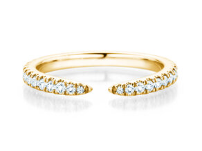 Verlobungsring Peak in 14K Gelbgold mit Diamanten 0,36ct G/SI