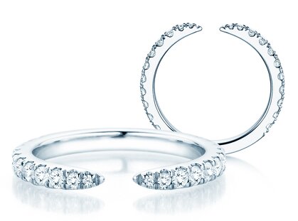 Verlobungsring Peak in Weißgold