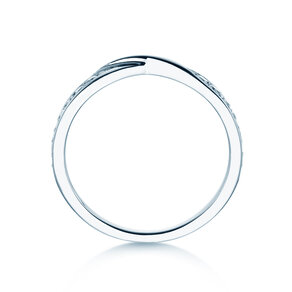 Verlobungsring Spin Diamonds in 14K Weißgold mit Diamanten 0,21ct G/SI