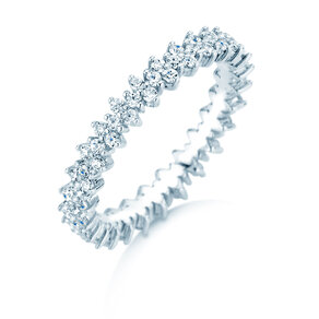 Verlobungsring Stardust  in 14K Weißgold mit Diamanten 0,78ct G/SI