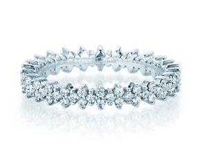 Verlobungsring Stardust  in 14K Weißgold mit Diamanten 0,78ct G/SI