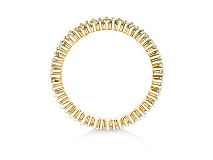 Verlobungsring Stardust  in 14K Gelbgold mit Diamanten 0,78ct G/SI
