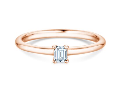 Verlobungsring Emerald Clean in Roségold