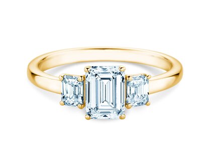 Verlobungsring Emerald Eden in 9K Gelbgold mit Labordiamanten 0,46ct E/VS