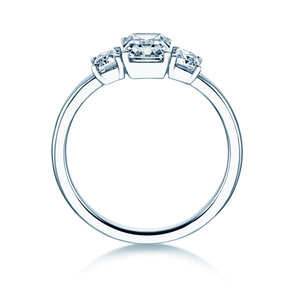 Verlobungsring Emerald Eden in 9K Weißgold mit Labordiamanten 0,46ct E/VS