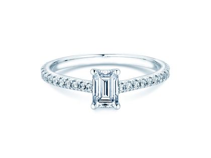 Verlobungsring Emerald Pavé