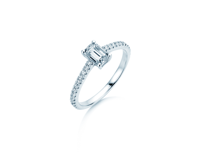 Verlobungsring Emerald Pavé