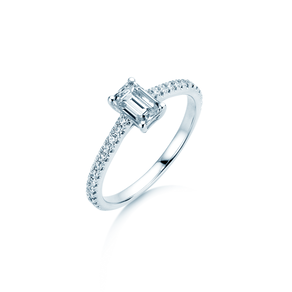 Verlobungsring Emerald Pavé