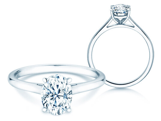 Verlobungsring Oval Cut
