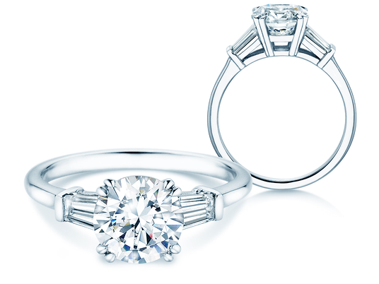 Verlobungsring Brilliant Tapered Baguette 