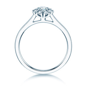 Verlobungsring Bloom in 14K Weißgold mit Diamanten 0,40ct G/SI
