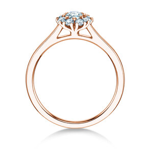 Verlobungsring Bloom in 14K Roségold mit Diamanten 0,40ct G/SI
