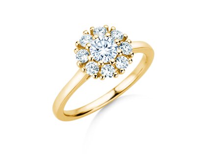 Verlobungsring Bloom in Gelbgold