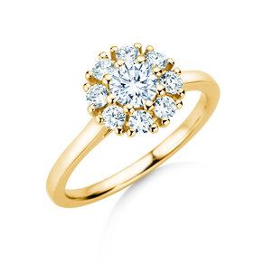 Verlobungsring Bloom in Gelbgold