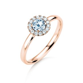 Verlobungsring Flower in Roségold