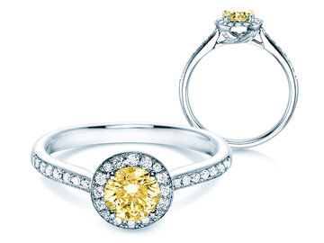 Verlobungsring Halo Intense