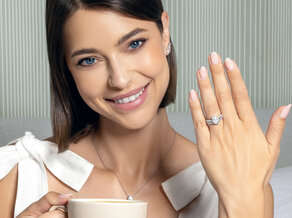 Verlobungsring Pure Emotion in 9K Gelbgold mit Diamanten 0,61ct G/SI