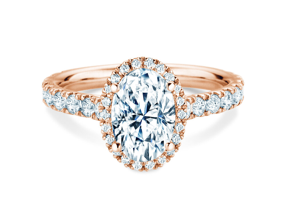 Verlobungsring Pure Emotion in 9K Roségold mit Diamanten 2,13ct G/SI