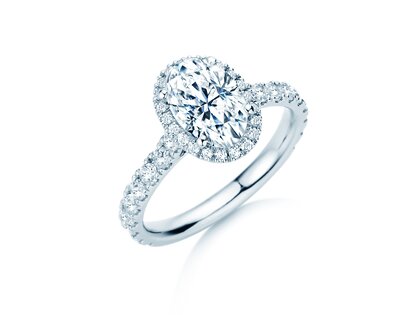 Verlobungsring Pure Emotion in 9K Weißgold mit Labordiamanten 0,61ct E/VS