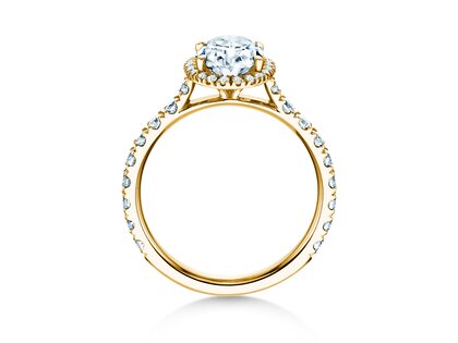 Verlobungsring Pure Emotion in 9K Gelbgold mit Diamanten 0,61ct G/SI