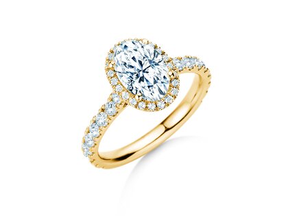 Verlobungsring Pure Emotion in 9K Gelbgold mit Diamanten 0,61ct G/SI