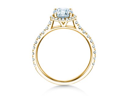 Verlobungsring Pure Infinity in 14K Gelbgold mit Diamanten 0,90ct G/SI