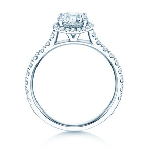 Verlobungsring Pure Infinity in 18K Weißgold mit Labordiamanten 0,65ct E/VS