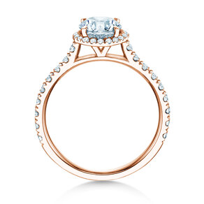 Verlobungsring Pure Infinity in 18K Roségold mit Diamanten 0,90ct G/SI
