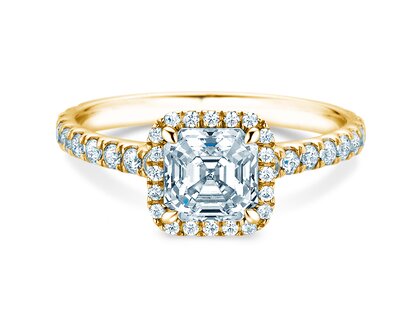 Verlobungsring Pure Life in 9K Gelbgold mit Labordiamanten 0,88ct E/VS
